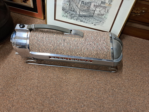 Electrolux canister vac with carpeted
exterior